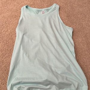 workout tank top with tie back